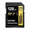 Image de Carte Mémoire Sd Lexar Sdxc 128 Go Noir Et Jaune