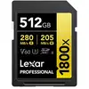 Image de Lexar Professional 1800x 512 Go Sdxc Uhs-ii Classe 10