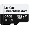 Image de Carte microSDHC - Lexar - 64 Go - Haute endurance - UHS-I U3 - 100 Mo/s