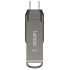 Image de Lexar Jumpdrive Ljdd400064g-bnqng Lecteur Usb Flash 64 Go Usb Type-c 3.2 Gen 1 (3.1 Gen 1) Gris