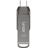 Image de Lexar Jumpdrive Ljdd400128g-bnqng Lecteur Usb Flash 128 Go Usb Type-c 3.2 Gen 1 (3.1 Gen 1) Gris