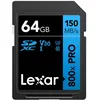 Image de LEXAR Carte SDXC 800x PRO Blue Series 64Go UHS-1 V30 - Read 150