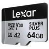 Image de Carte Mémoire Micro Sd Lexar Microsdxc 64go Silver Plus
