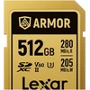 Image de Carte Sd Lexar Armor Gold Sdxc Uhs-ii 512 Go V60 U3 Or 280 Mo/s