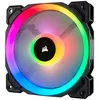Image de CORSAIR LL Series LL120 RGB Dual Light Loop - Ventilateur chÃ¢ssis - 120 mm - blanc, bleu, jaune, rouge, vert, orange, violet en occasion ou reconditionné