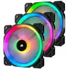 Image de Corsair Ll120 Rgb Boitier Pc Ventilateur 12 Cm Noir, Blanc