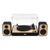 Image de Platine Vinyle House Of Marley Revolution Bluetooth 2 Enceintes Noir Bois Bambou