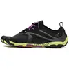 Image de Chaussures Vibram Five Fingers V-Run noir vert lilas femme - 36