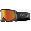 Image de Masque Bollé BEDROCK PLUS noir mat avec verres miroir rouge orange.