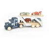 Image de Camion Transporteur Avec 4 Voitures