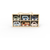Image de Speedy Monkey Coffret En Bois Avec 6 Véhicules Jouet Fsc