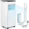 Image de Climatiseur Mobile9000BTU EUHOMY-Climatisation Portable Silencieuse 4 en 1-Kit Fenêtre Inclus-Télécommande-R290-25m²