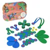 Image de Crew Pack CLIXO - Bleu/Vert - GIPSY TOYS - Jeu de Construction magnétique Flexible Durable et imaginatif - 30 pièces - Dès 4 ans