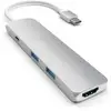 Image de Satechi St-cmas Station D'accueil Usb 3.2 Gen 1 (3.1 Gen 1) Type-c Argent