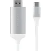 Image de Satechi St-chdmis Câble Vidéo Et Adaptateur 1,8 M Usb Type-c Hdmi Argent