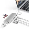 Image de Adaptateur Satechi Multi Port Hub Usb Type C 4k 8 En 1 Avec Ethernet A