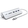 Image de Satechi Hub USB-C Combo pour ordinateur de bureau Argenté