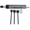 Image de Adaptateur Satechi Hub Pro Usb Type C Avec Ethernet Et Hdmi 4k Gris Si