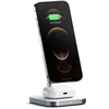 Image de Satechi St-wmcs2m Chargeur D'appareils Mobiles Casques, Smartphone Argent, Blanc Usb Recharge Sans Fil Intérieure