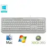Image de Microsoft Clavier Wired Keyboard 600 Blanc