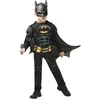 Image de Déguisement avec masque Batman luxe garçon - 9 à 10 ans (134 à 140 cm)