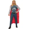 Image de Déguisement Thor  adulte RUBIES - taille L tunique moulante pantalon et cape rouge