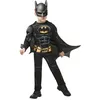 Image de Déguisement avec masque Batman luxe garçon - 9 à 10 ans (134 à 140 cm)