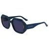 Image de Lunettes de Soleil KARL LAGERFELD KL6124S 53/22/145 400 BLUE INJECTED FEMALE KL6124S BLUE SUN 53 22 145 883900107938