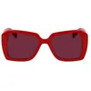 Image de Lunettes de Soleil - KARL LAGERFELD - KL6140S - Monture Plastique Rouge - Verres Catégorie 3 - Femme