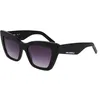 Image de Lunettes de Soleil Karl Lagerfeld KL6158S 54/18/145 Black Acetate WOMAN KL6158S
