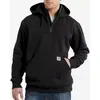 Image de Sweat à capuche Carhartt Heavyweight Half Zip noir pur - XL