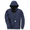 Image de Sweat zippé coupe-vent à capuche TM bleu marine - CARHARTT - S1101759412M