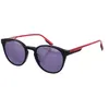 Image de Lunettes de soleil rondes en acétate CV503S pour homme-Noir rouge