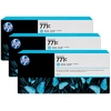 Image de Hp 771c Pack De 3 Cartouches D'encre Designjet Cyan Clair, 775 Ml