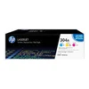 Image de HP 304A - pack de 3 - jaune, cyan, magenta - original - LaserJet - cartouche de toner (CF372AM)
