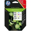 Image de HP 950/951XL Pack de 4 cartouches noire et trois couleurs grande capacité authentiques (C2P43AE)