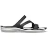 Image de Crocs Swiftwater Sandal noir blanc femme - 41-42
