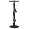 Image de BETO Pompe à vélo aluminium 2 5   Manomètre 160 PSI (11 bar) compatible Schrader/Dunlop/Française