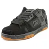 Image de Chaussure de Basket DC Shoes Stag Hommes US 9 Noir - Marque DC SHOES - Cuir - Lacets - Plat