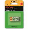 Image de KODAK Piles rechargeables Ni-MH LR03/AAA 1 2V batterie 650mAh - Vendu par paire