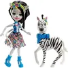 Image de ENCHANTIMALS Balade au Zoo Poupée Zelena Zèbre 15 cm et Hoofette