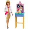 Image de Barbie - Coffret Métier Barbie Docteure avec poupées Barbie et patiente et accessoires médicaux - Poupée Mannequin - Dès 3 ans