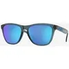 Image de Lunettes Oakley Frogskins Crystal Black verres Prizm Sapphire Polarized