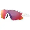 Image de Lunettes Oakley Jawbreaker Polished White avec verres Prizm Road