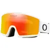 Image de Masque Oakley Target Line M Matte White avec verre Fire Iridium