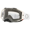 Image de Masque cross Oakley Airbrake MX - Tuff Blocks blanc écran transparent