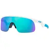Image de Lunettes Oakley Resistor Polished White avec verres Prizm Sapphire enfant