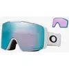 Image de Masque Oakley Line Miner Pro M Blanc Mat avec lentille Prizm Snow Sapphire Iridium + Prizm Iced Iridium