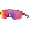 Image de Lunettes Oakley Corridor SQ Matte Grey Smoke avec lentille Prizm Road