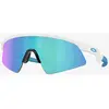 Image de Lunettes Oakley Resistor Sweep Polished White avec lentille Prizm Sapphire pour enfants